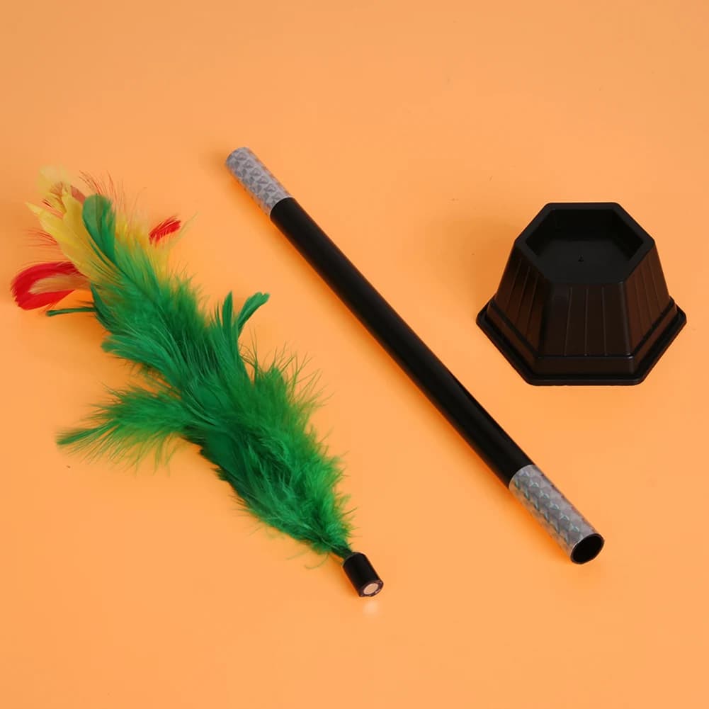 1 Set Magic Bacchetta to Flare Commedia Flower Easy to wear in pot from wand/baston that empties Magical tricks Adult toys Children Show