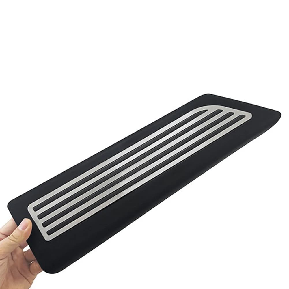 Poggiapiedi per auto in acciaio inossidabile LHD Pedale in ABS Accessori interni modificati per auto per Tesla Model Y/3