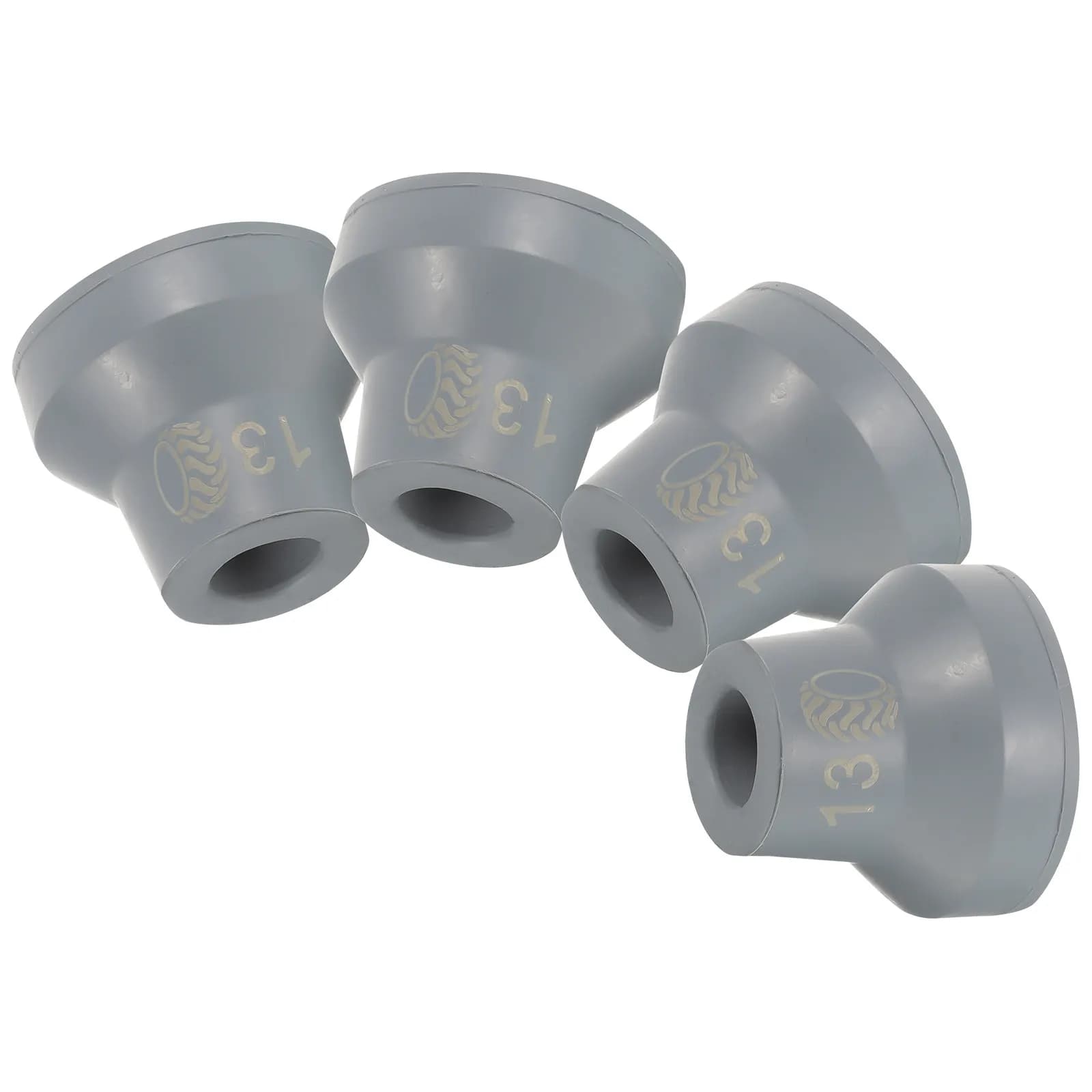 4 Pieces Rubber Tips for Sticks, Anti-slip Bearings Trekking and Zavorre Sticks, Spare Parts