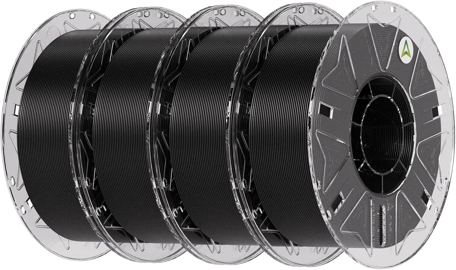 Filamento PLA ad Alta Velocità 1.75mm, Confezione da 4KG per la Maggior Parte delle Stampanti 3D, Supporta CFS (Nero)