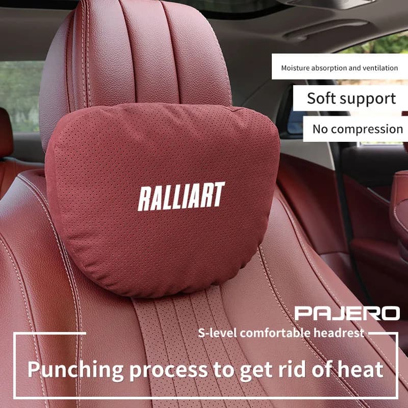 Poggiatesta per Auto a 5 colori poggiatesta per Mitsubishi raliart Pajero poggiatesta automatico supporto per il collo cuscino lombare cuscino per collo morbido