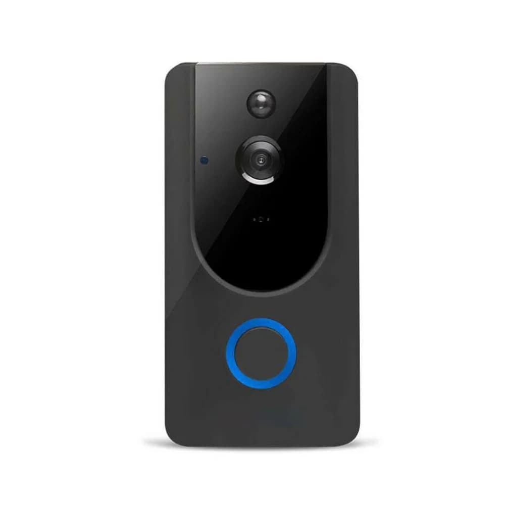 TUYA Videocitofono Wi-Fi, Telecamera per campanello intelligente wireless Chiamata audio bidirezionale Sicurezza domestica intelligente, Visi notturni ad alta definizione 1080P