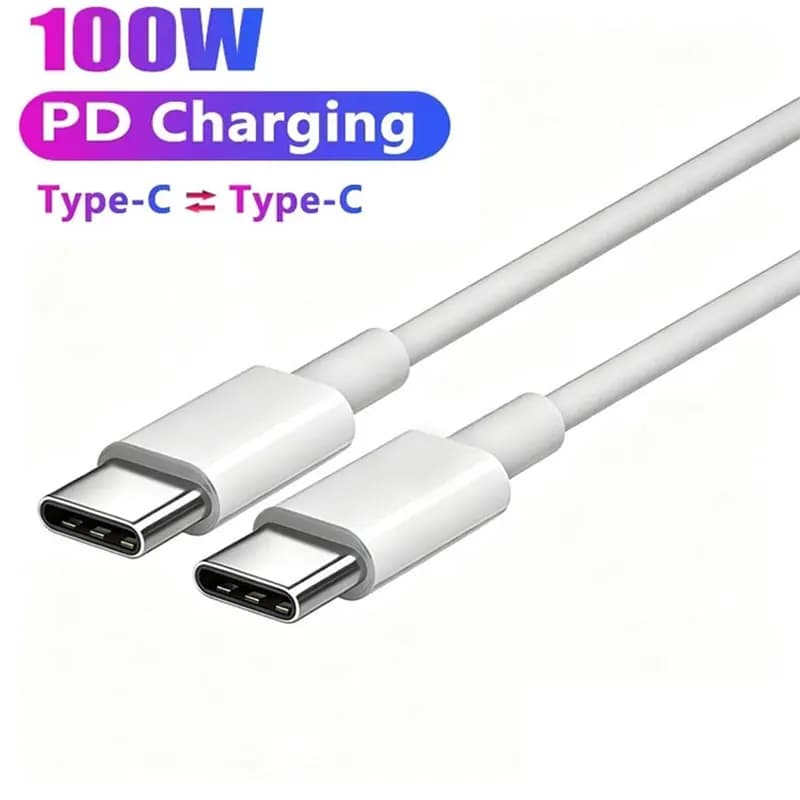 Cavo USB C a USB Type C PD 100W per ricarica rapida e trasferimento dati per Huawei, Samsung, Xiaomi, Macbook, iPad, cavo dati da Type C a Type C