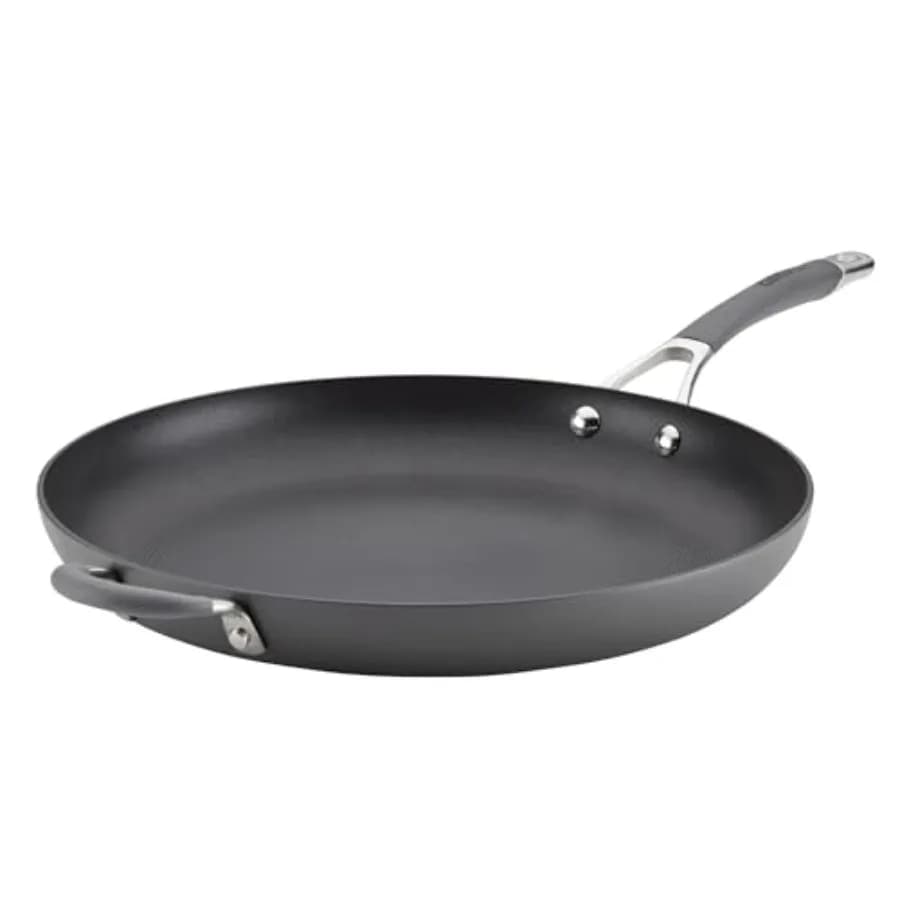 Padella Antiaderente Radiance in Alluminio Anodizzato Duro con Manico Ausiliario