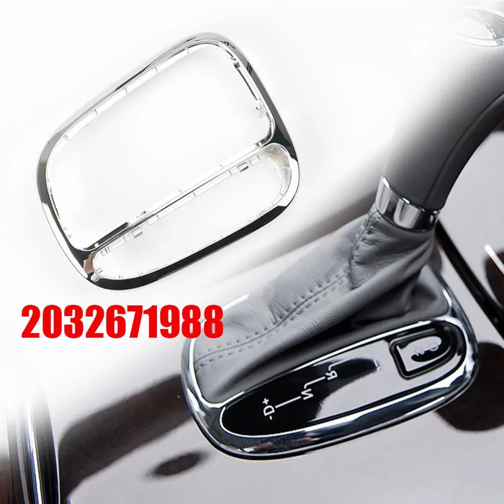 Suitable For Mercedes-Benz C Class CLK-class W203 W209 Gear Lever Electroplating Trim Ring Gear Lever Bright Frame 2032671988