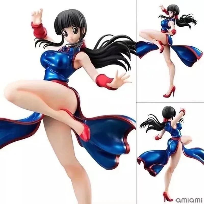Dragon Ball Z Chichi Versione Cheongsam Statuetta da collezione in scatola, personaggio anime, decorazione per casa, ufficio e scrivania, per i fan di Dragon Ball