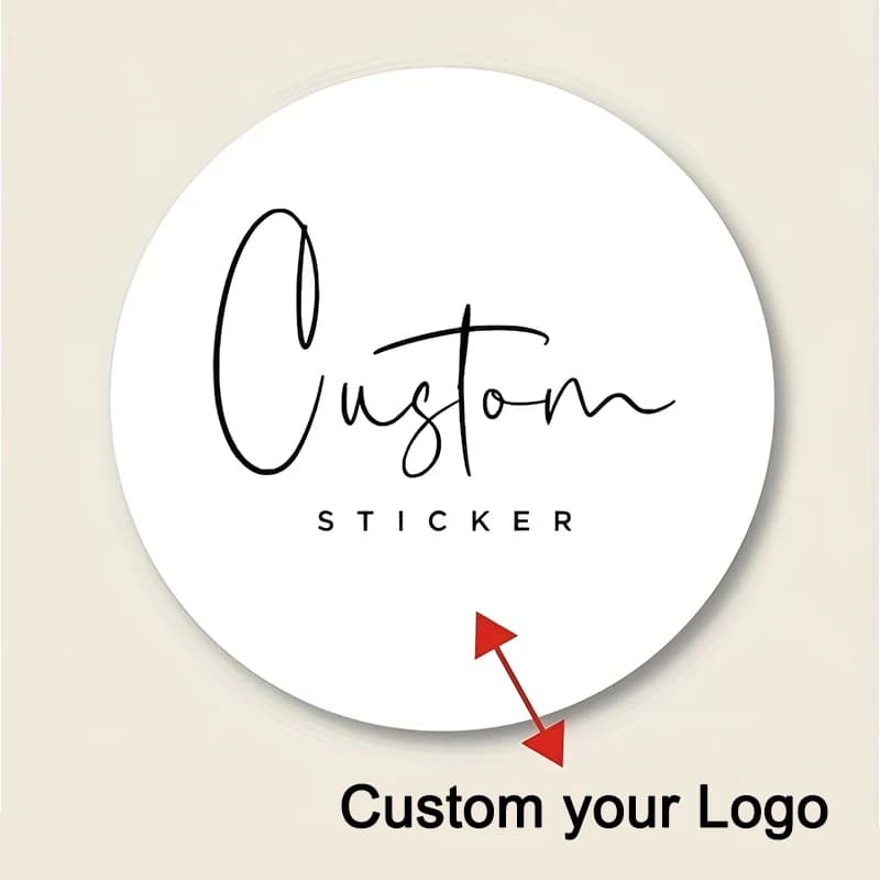 Multicolor Logos Customizable Photographic Stickers - Labels Raincoats for Promotional Events and Corporate Gifts