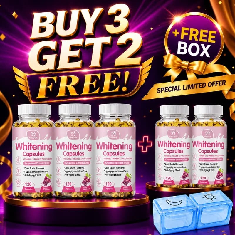 Absorption Skin Whitening Supplement, with Vit C & E, Lighten Tone, Remove Dark Spots & Boost Radiance