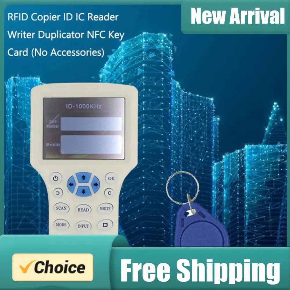 Lettore RFID NFC IC ID, Duplicatore di Schede per Controllo Accessi RFID con Crittografia