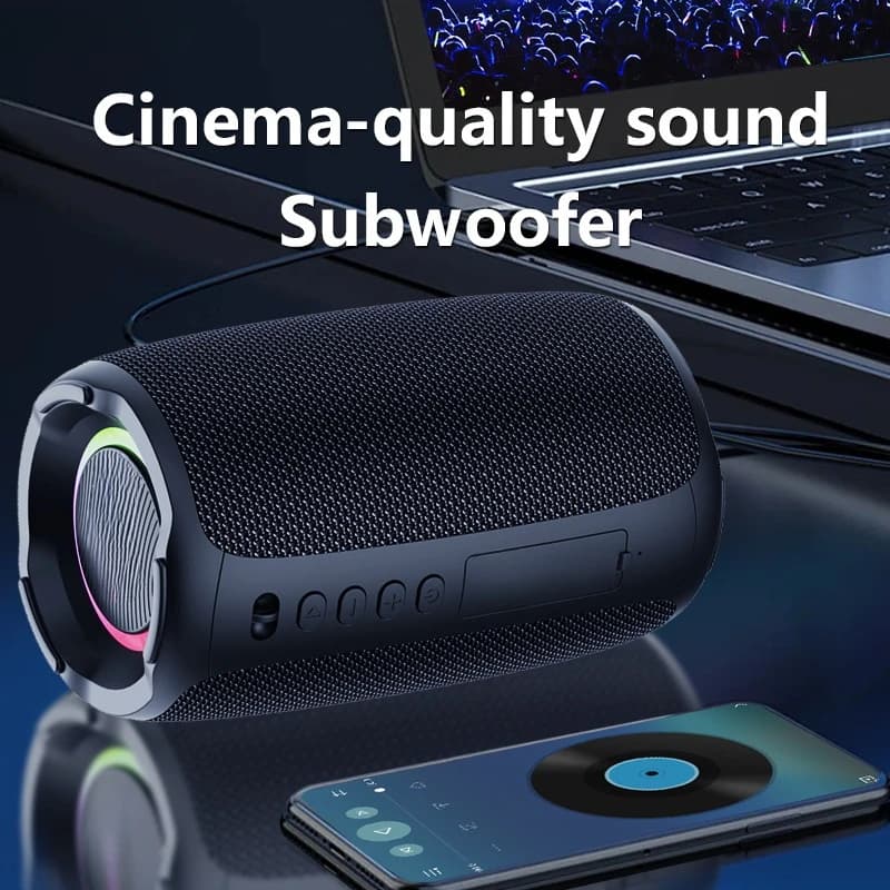 Nuovo Altoparlante Bluetooth Portatile da Esterno 2026, con Audio Surround 3D, Potenza di Uscita 30W e 360° ° Immersivo