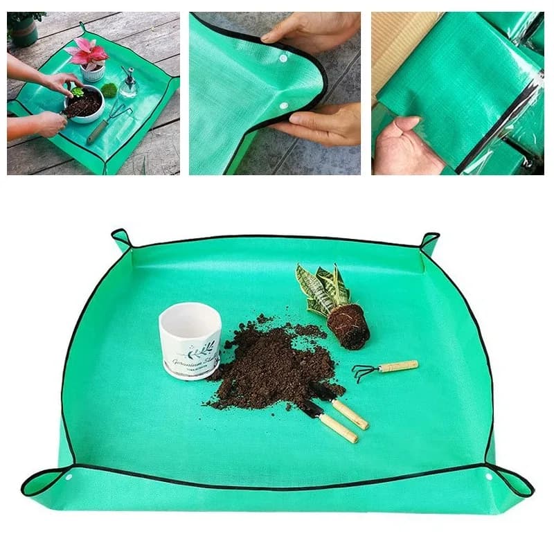 1 pcs Carpet for Planting 50 cm-100 cm Gardening Vase Pad Folding Garden Planting Pot Planting Planting Carpets Waterproof