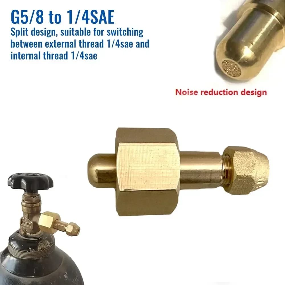 1Set Car Bottle Adapter On 1/4" SAE Thread Male 1/4 SAE Use Car Conditioner For R134A W21.8 To 1/4 SAE High Quality