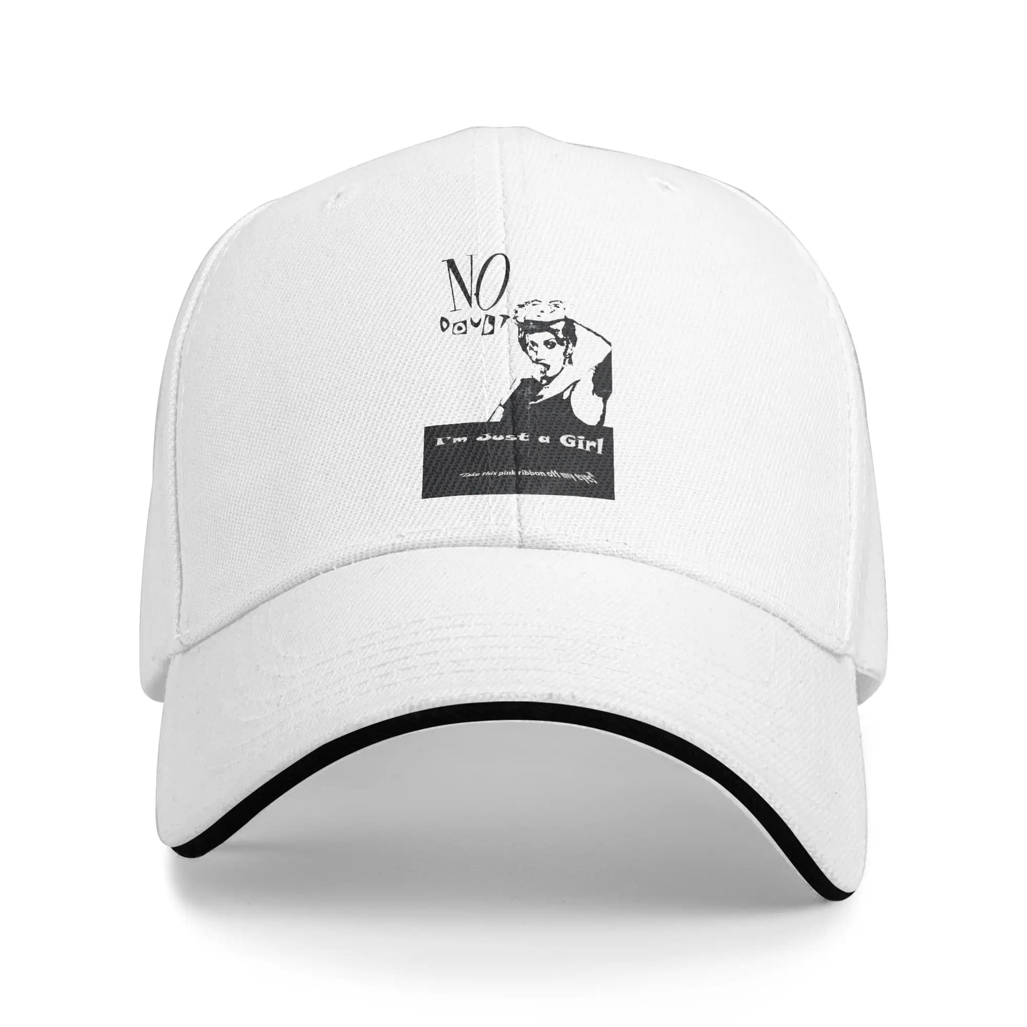 Gwen Stefani I'm Just a Girl No Doubt Baseball Cap Fashion Sandwich Cap Unisex Style Adjustable Sun Hat Outdoor