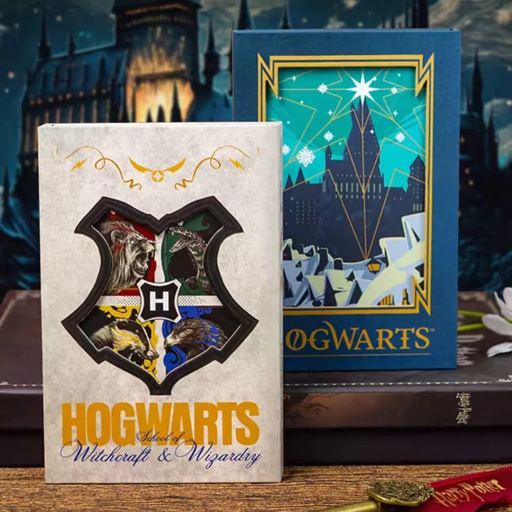 Quaderni con copertina rigida originali di Harry Potter Serie Hogwarts Diario per studenti Planner Campus Cartella di lavoro portatile Regali di cancelleria per ragazze