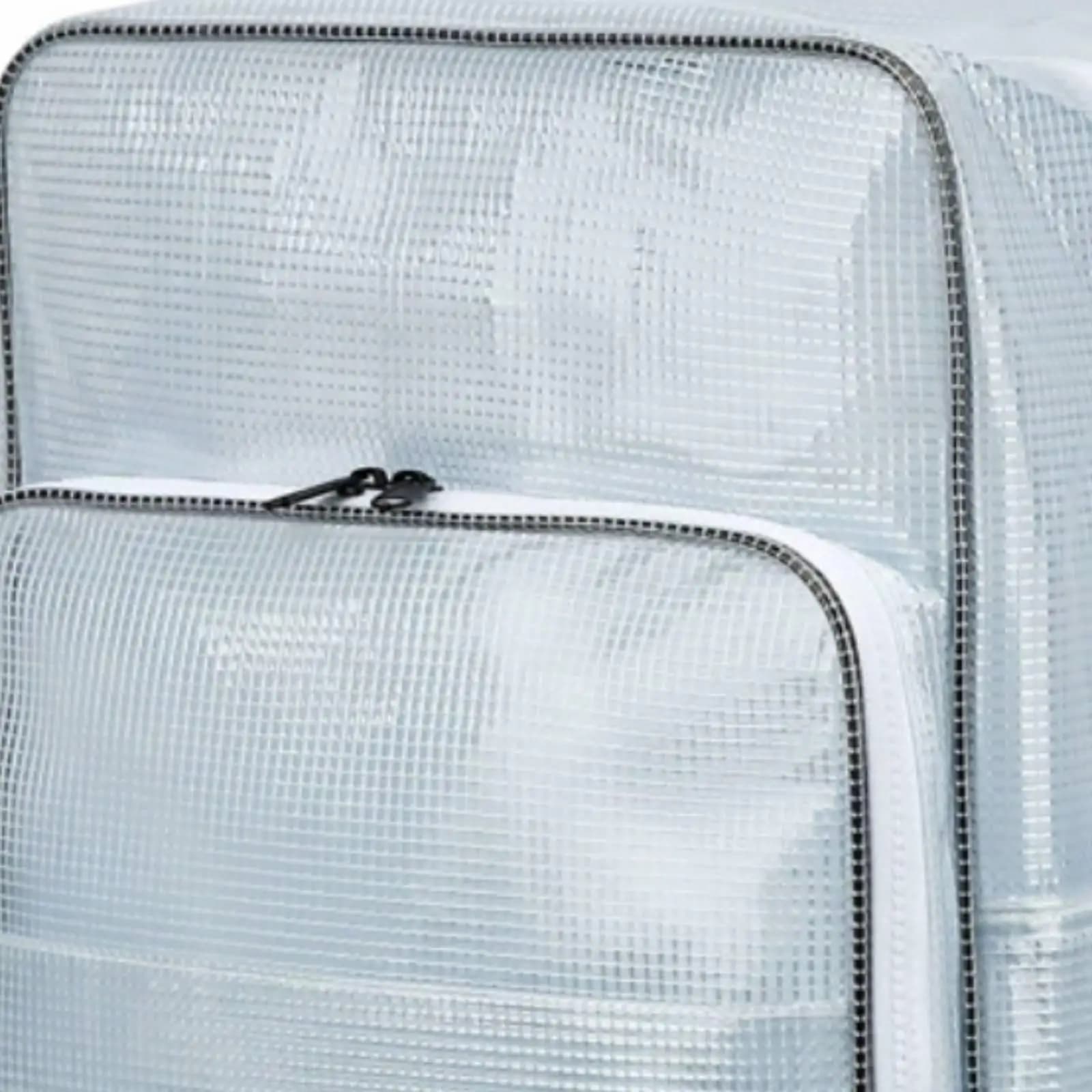 Transparent Backpack Clear Daypack Adjustable for Cleanrooms, Schools