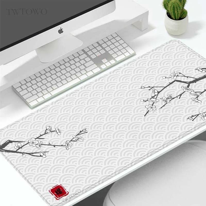 Tappetino per mouse Gaming Cherry Blossom Sakura XL Nuovo computer di casa Mousepad XXL Tappetini da scrivania Tappetino per mouse Gomma naturale Morbido antiscivolo PC
