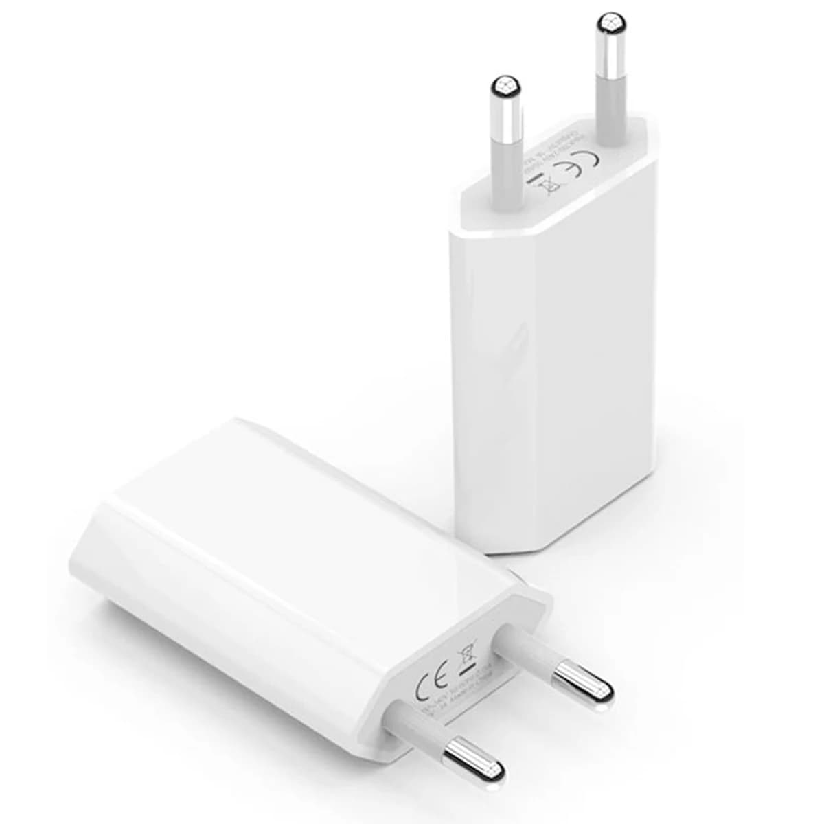 2-5 pezzi 5V 1A Caricatore da muro USB da viaggio per casa con presa europea per iPhone 6 7 8 plus x xr 11 12 13 14