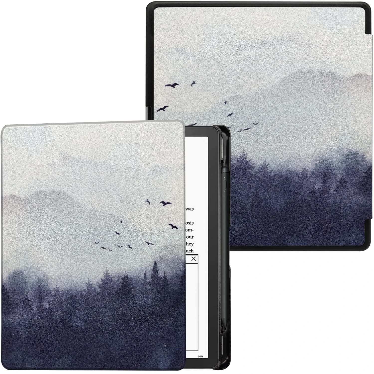 Custodia per Kindle Scribe - Tutta la nuova cover in pelle PU con funzione Auto Sleep Wake per Kindle Scribe 10.2" 2022 lanciata con portapenne