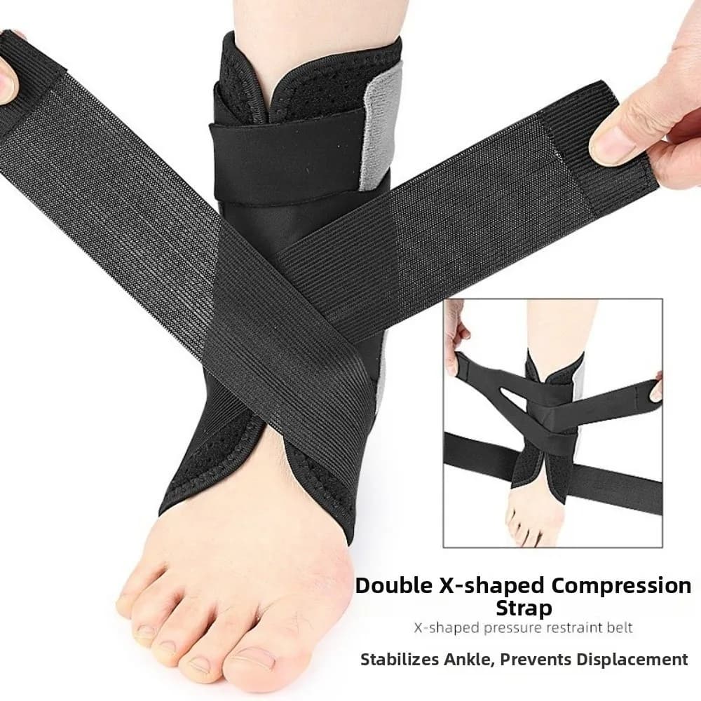 Fascia Elastica Regolabile per Caviglia, Supporto di Sicurezza per Caviglia, Protezione Stabilizzante per Distorsioni e Legamenti