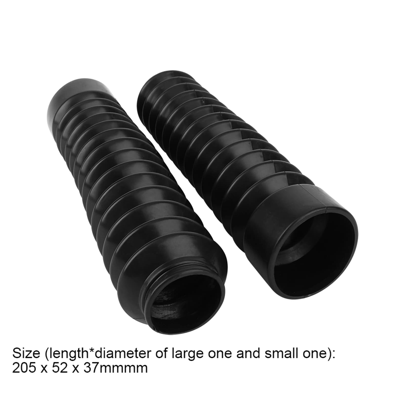 2x universale moto bici in gomma copertura forcella anteriore ghette stivali GLF forcella copertura forcella anteriore forcella anteriore Boot