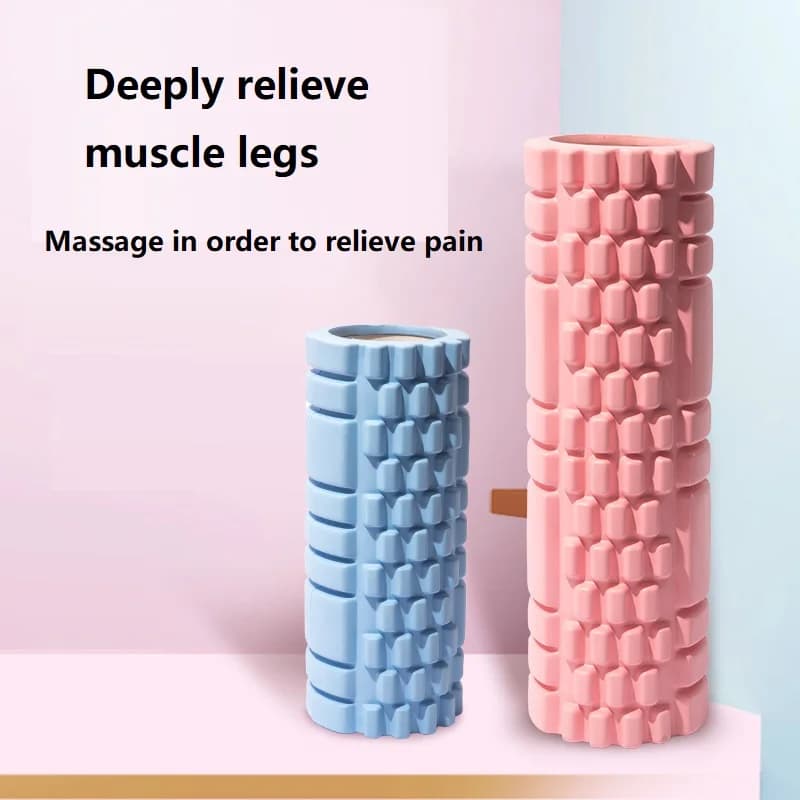 1 Pezzo Rullo in Schiuma EVA per Yoga e Fitness, Bastone per Massaggio Profondo dei Tessuti, Adatto per Muscoli di Schiena e Gambe