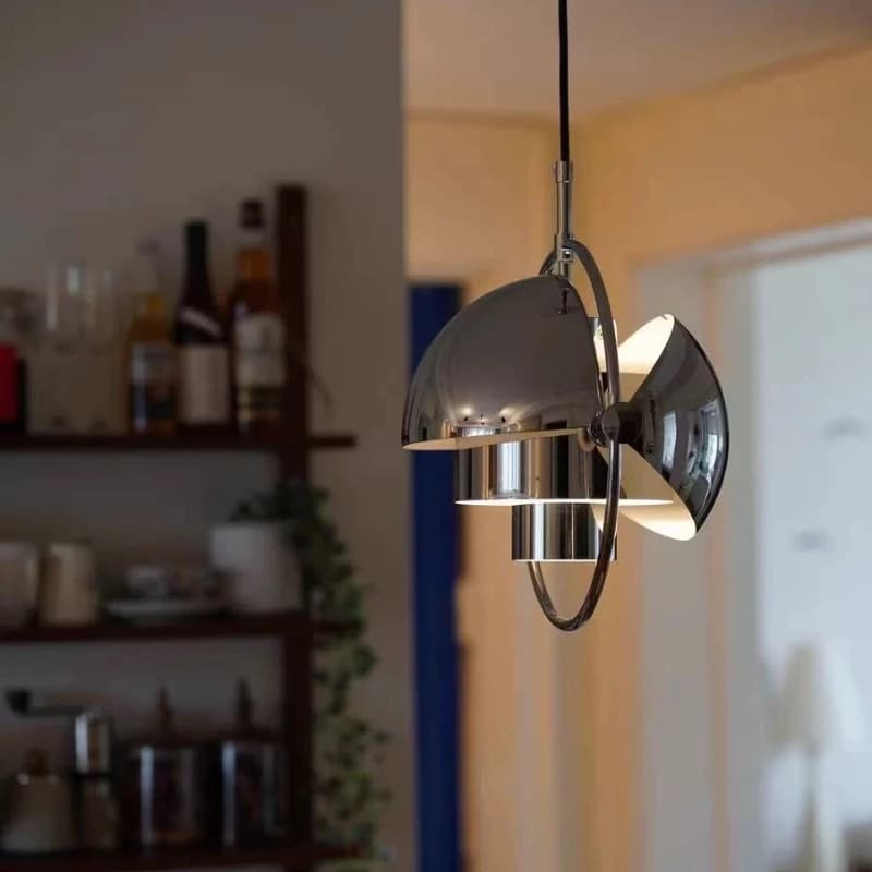 Lampadario con casco rotante classico danese Lampada a sospensione con personalità creativa postmoderna per studio da comodino, soggiorno, sala da pranzo