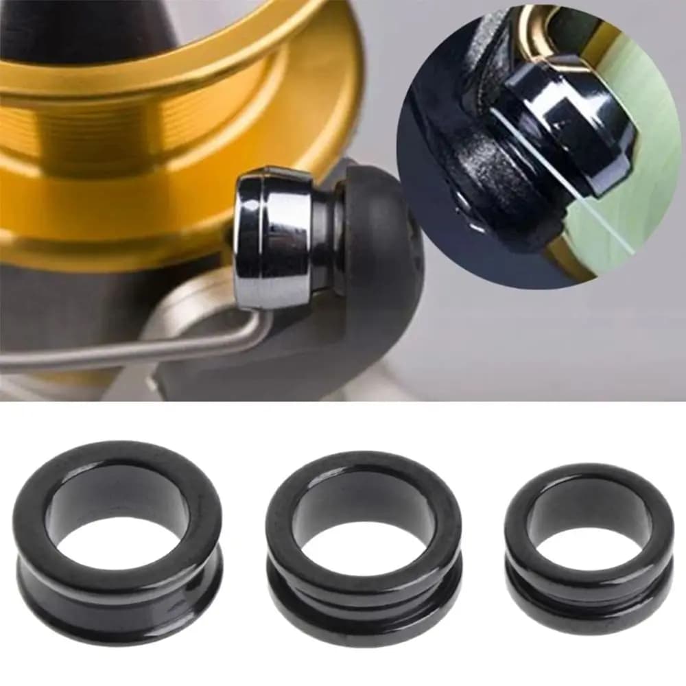 Hot Durable Import 3 Size Ceramic Fishing Line Roller accessorio per mulinello da pesca SIC ottimo accessorio per mulinello da pesca Spinning