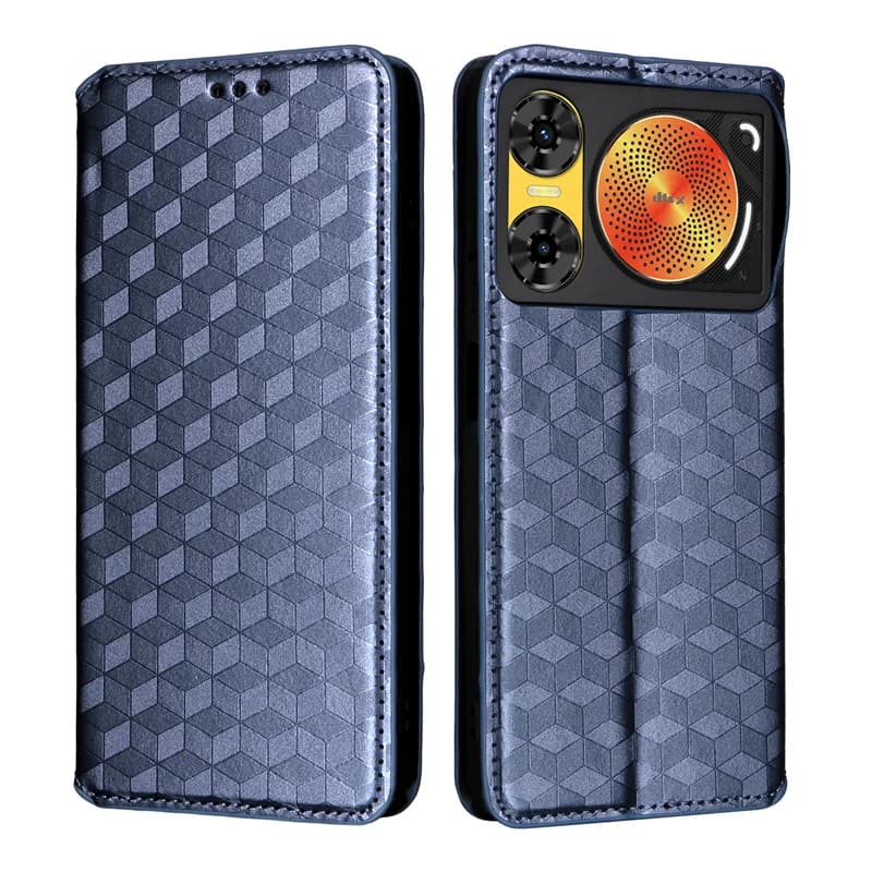For ZTE Nubia Music 2 lines stereoscopic PU leather wallet case for Nubia Music 2 magnetic cover for phone