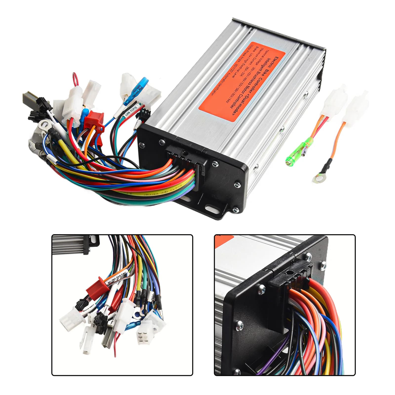 24/36/48/52/60V 500/600/800W Dual Mode Brushless Motor Electric Vehicle Controller For Electric Bicycle Scooter Replacement Part