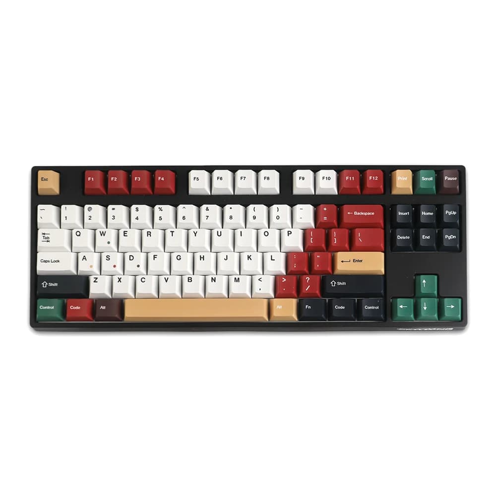 145 Keys Retro Mixed Lights Keycaps Cherry Profile PBT Dye Sublimation Keycap For MX Keyboard Wooting GH60 GMK67 87 tkl 104 bm60