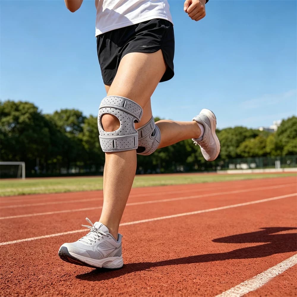 Supporto per Ginocchio e Gomito Regolabile, Protezione per Tendiniti, Gomito del Tennista e Artrite, Fascia Compressiva