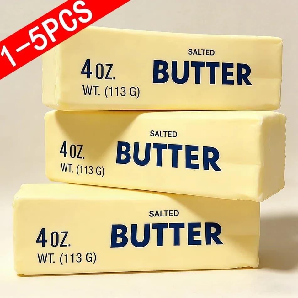 1-5pcs Soft Slow Rebound Butter Stick Squeeze Stress Relief Squishy Fidget Toy Funny Decompression Stress Anti-Anxiety Gifts