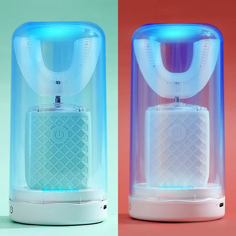 360-degree U Shape Electric Toothbrush Rechargeable Smart Sonic Toothbrush for Adult Children Teeth whitening