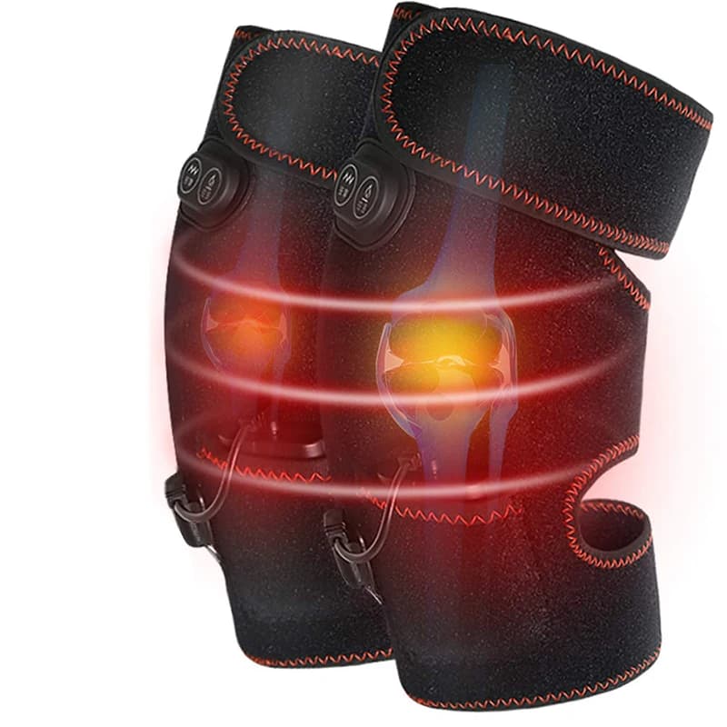 Electric Knee Massage with Heated Vibration Massage 3 in 1 for Elbow Shoulder Warm Compression Heat Tutor for Joints Muscle Relaxation