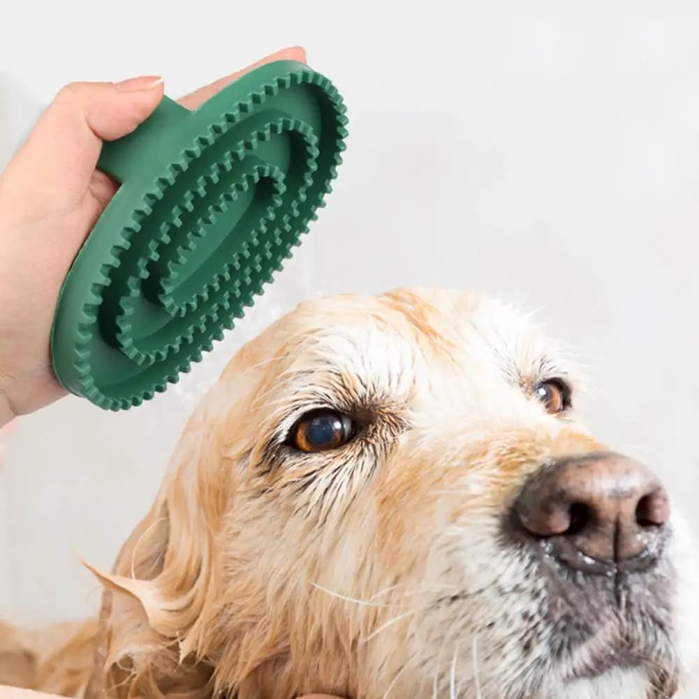 Pettine per massaggio per gatti Shampoo durevole per cani Spazzola per toelettatura Forniture per animali domestici Spazzola per lavaggio animali domestici