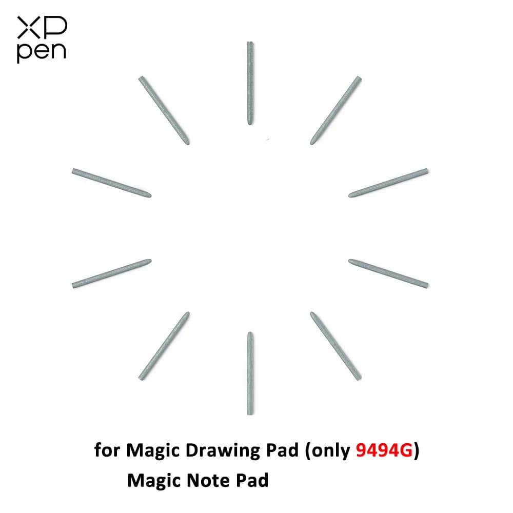 XP-Pen 20 pezzi pennini di ricambio per matita X3 Pro per blocco note magico/blocco da disegno magico (9494G)