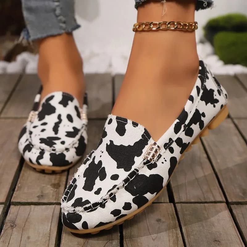 Women's Casual Low Heels Shoes Female Anti-slip Comfortable Loafers Breathable Lightweight Women Single Shoes Zapatos De Mujer
