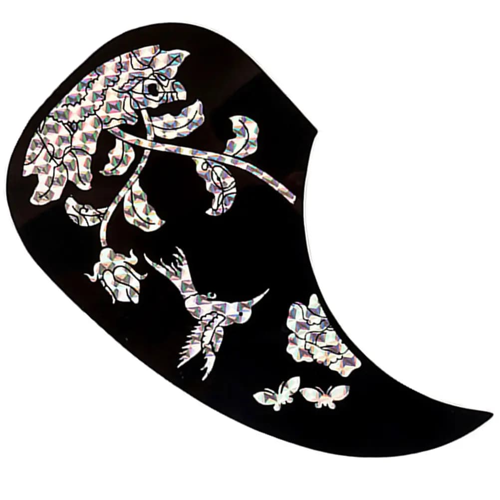 Guitar Pick Guard Acoustic Guards with Butterfly Plastic Pickguard PVC Accessories