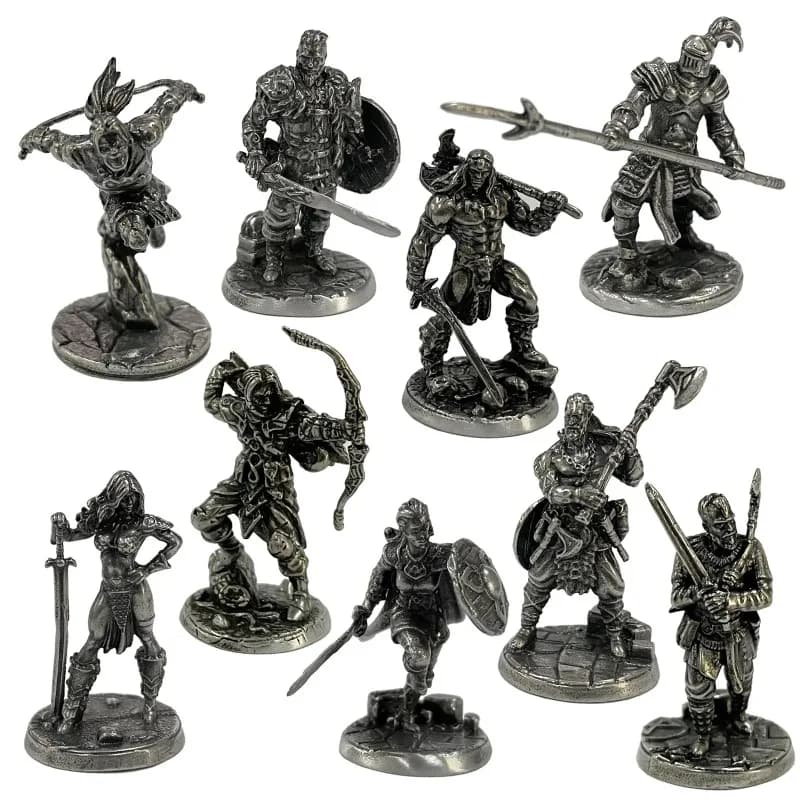 1 Pezzo Scacchi da Guerra, Ornamenti Decorativi per Giochi da Tavolo, Artigianato, Soldati Scheletri Immortali in Rame, Modellino di Soldati dell'Armata, Statuetta Giocattolo