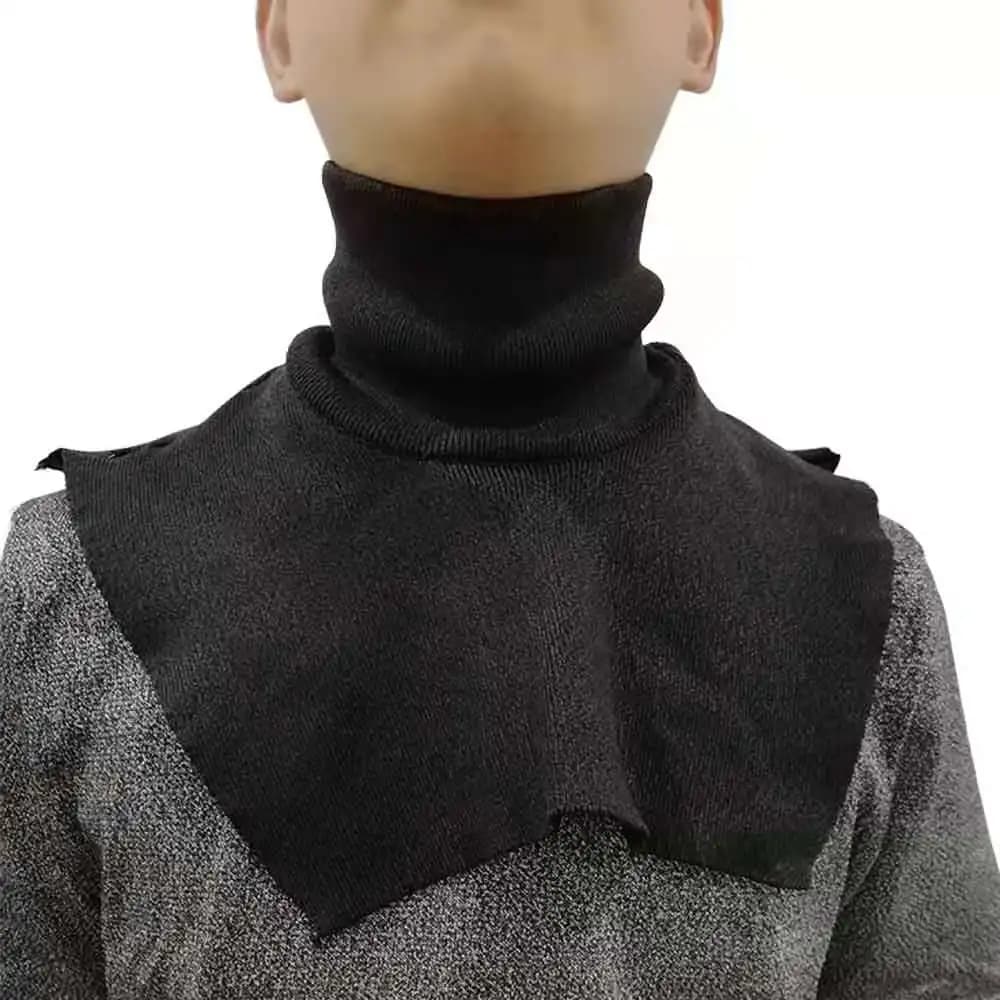 Gilet lavorato a maglia ispessito Tipo Collo alto Spalline anti-taglio Aortiche Livello 5 Sciarpa di protezione del collo anti-taglio Protezione di sicurezza