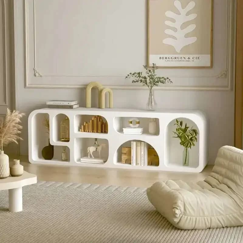 Modern Salone Porta TV Monitor Floor Storage Nordic Wood Simple sideboard Mobile TV Make-up Teatro Mueble Salon Home furniture