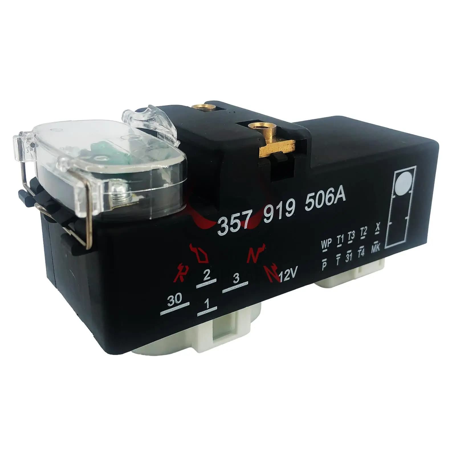 357919506A Controller ventola elettronica aria condizionata relè di raffreddamento interruttore di temperatura 357 919 506 A per VW Golf Jetta Passat