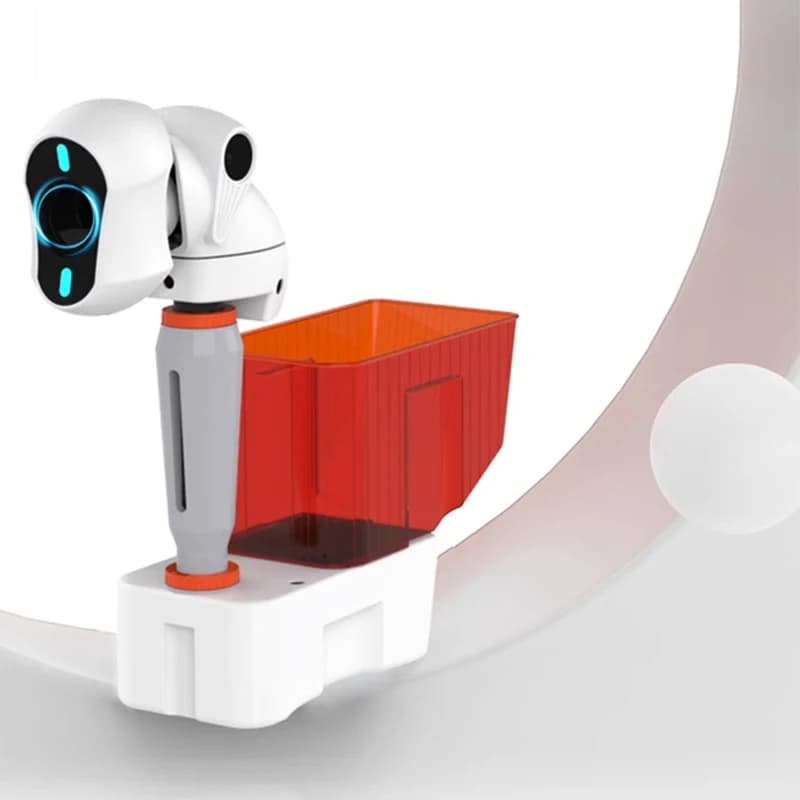 Macchina per palline da ping pong domestica Dispositivo di allenamento professionale per ping pong personalizzato automatico e conveniente per una sola persona