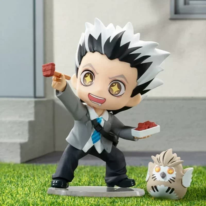 POP MART HAIKYU!! OFF-COURT VIBES Series Kawaii Anime Action Figure Blind Box Surprise Mystery Dolls Collectible Figures for Gir