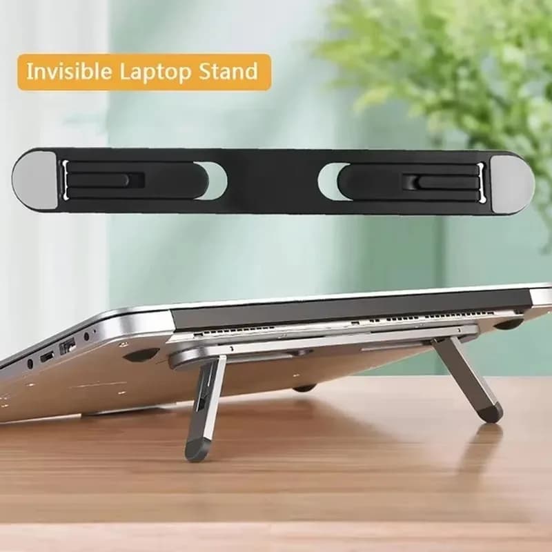 Supporto per Laptop Regolabile, Base di Raffreddamento Pieghevole Antiscivolo per Tablet, Accessori per Supporto Laptop