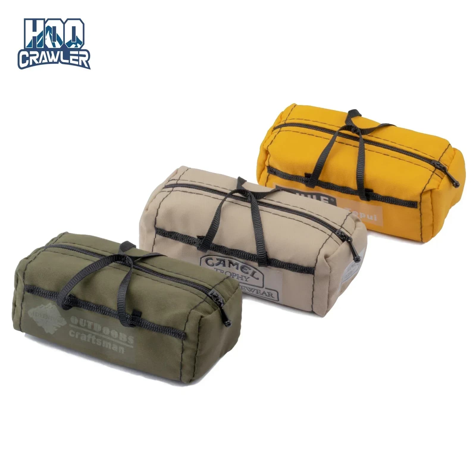 Borsa da viaggio sportiva in scala decorativa in miniatura per mini bagagli simulati per accessori cingolati RC 1/10