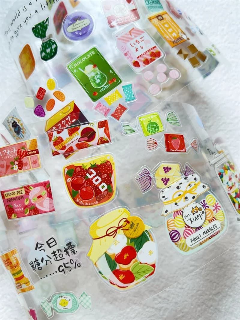 1 Loop Xiami Studio Sweet Candy Fairy Tale House Die Cut PET Washi Tapes DIY Decor Card Making Scrapbooking Planner Sticker