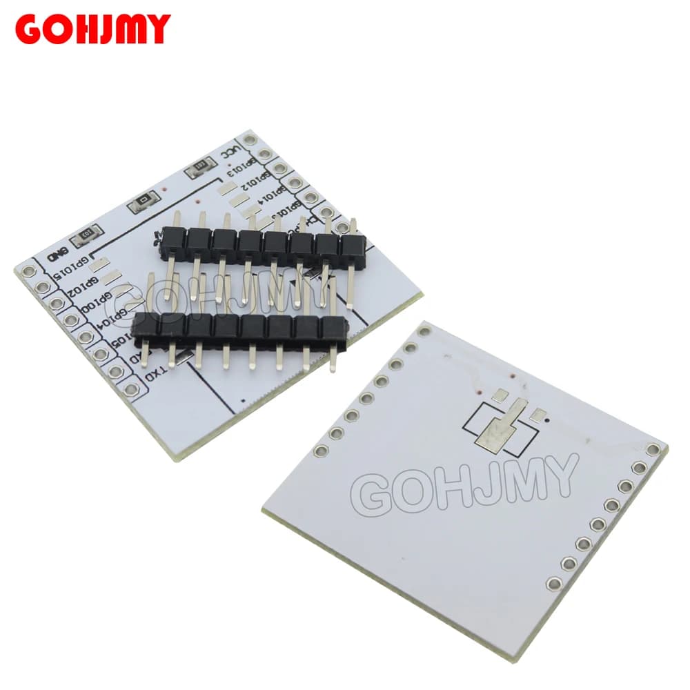 10PCS ESP8266 Modulo WIFI Seriale Piastra Adattatore Si Applica A ESP-07 ESP-08 ESP-12 ESP-12F ESP-12E Scheda bianca per arduino igmopnrq