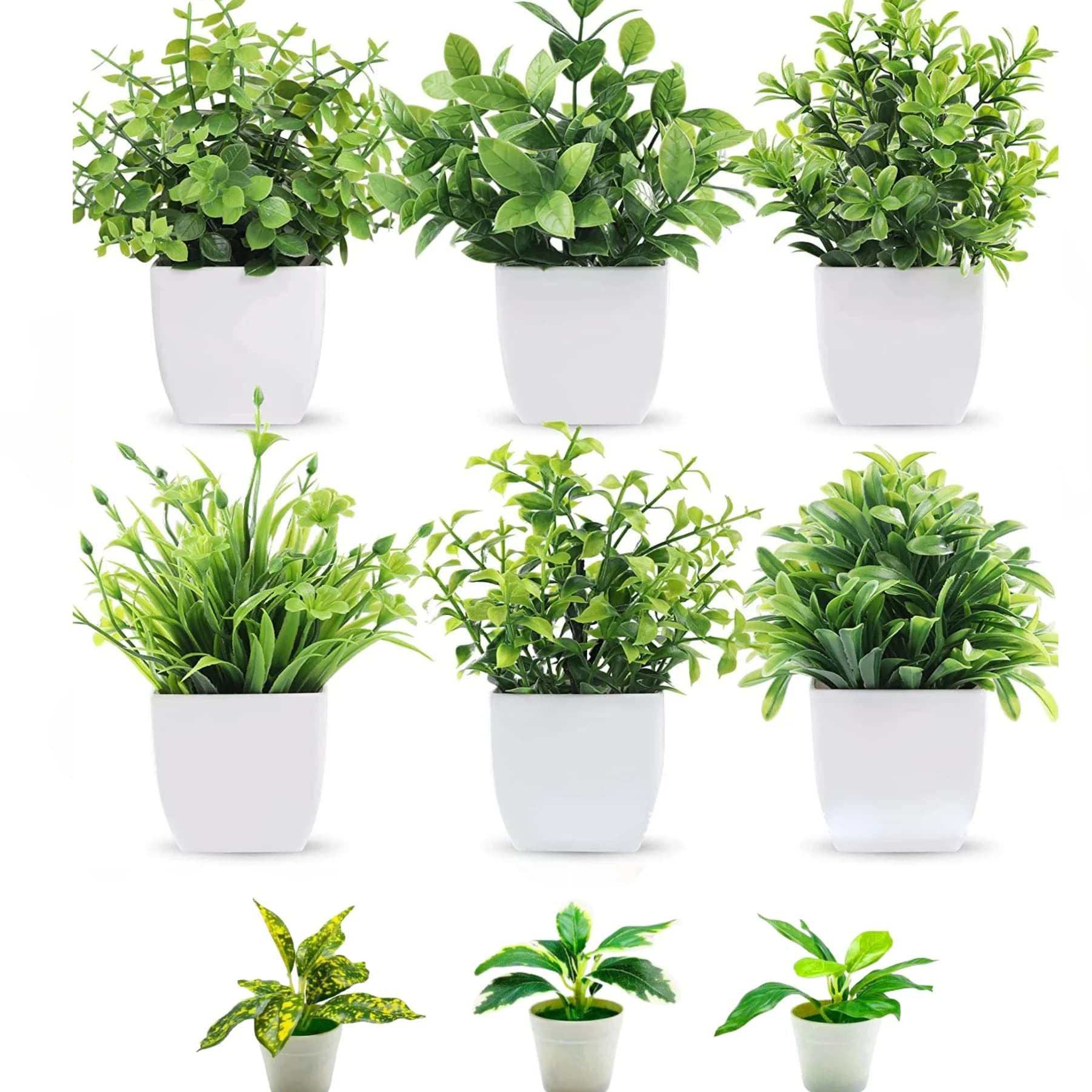 1PCS Artificial Potted Plant Scene Desktop Home Office Shelf Decor Tabletop Landscape Bonsai Wedding Room Party Accessories Vine