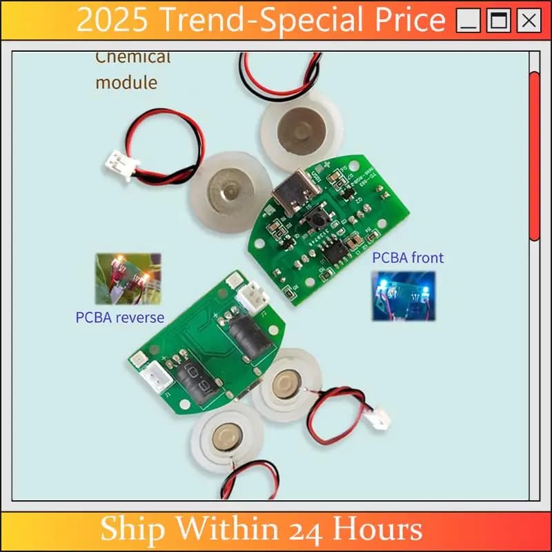 A61Z Offerte Modulo atomizzatore umidificatore USB a doppio spruzzo Scheda di controllo a doppio spruzzo Modulo scheda driver atomizzatore a doppio spruzzo, Set A Eas
